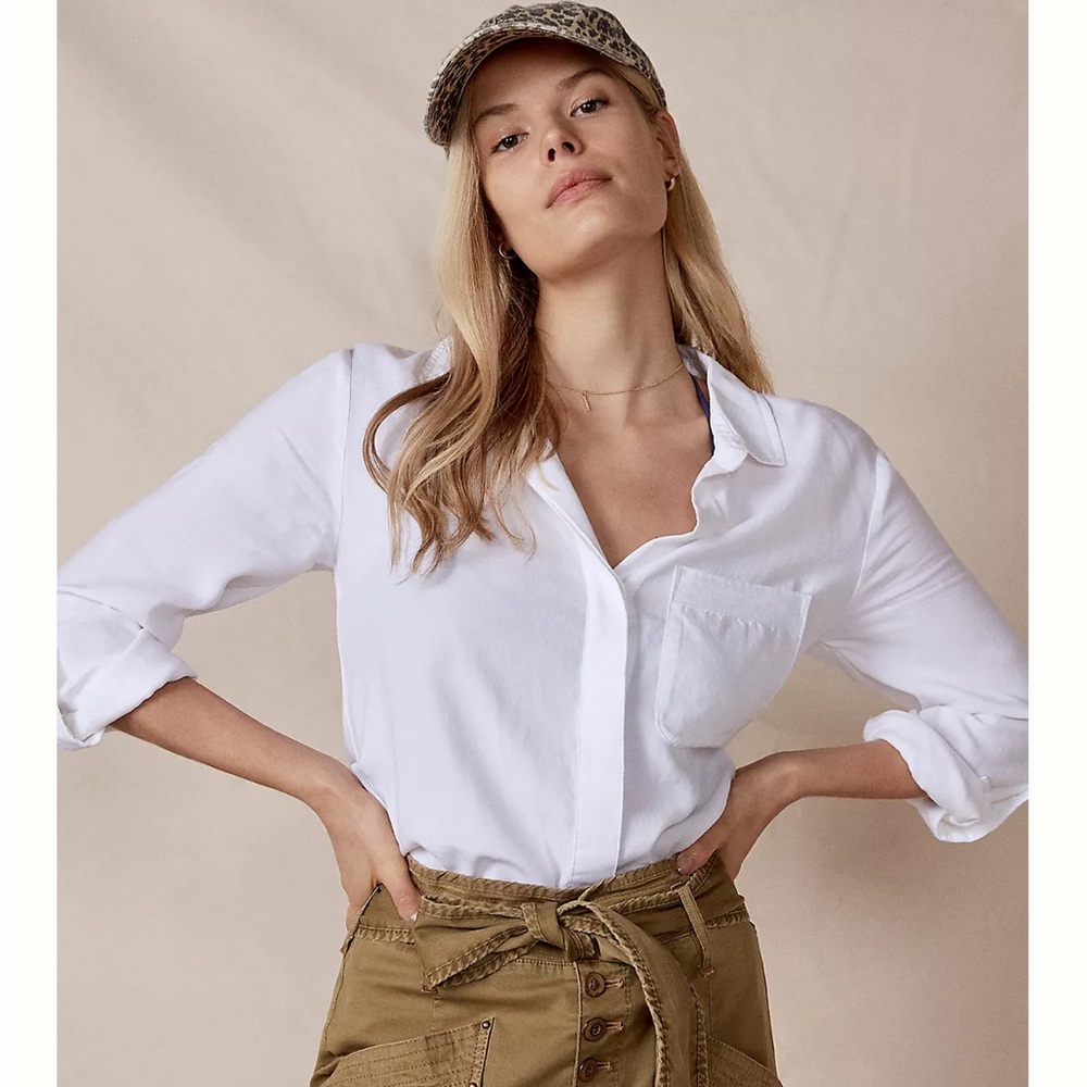 Classic White Women's Top